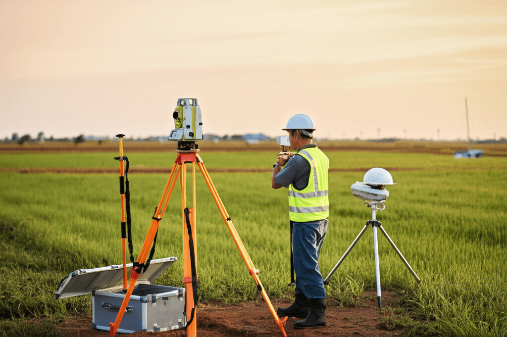 Land Survey & Mapping with Total Station/DGPS